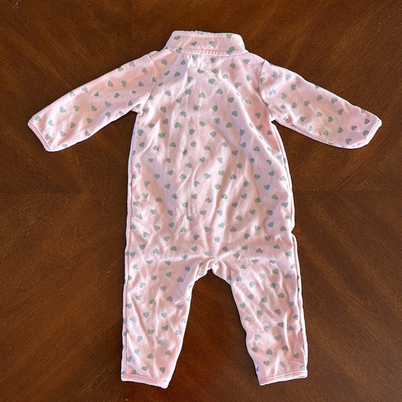 Carters Baby Girl Full Body Fleece - size 9M - Picture 5 of 6